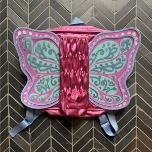 American Girl Pink and Blue Butterfly Backpack